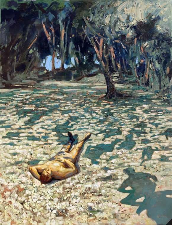 Constelación, óleo sobre lienzo